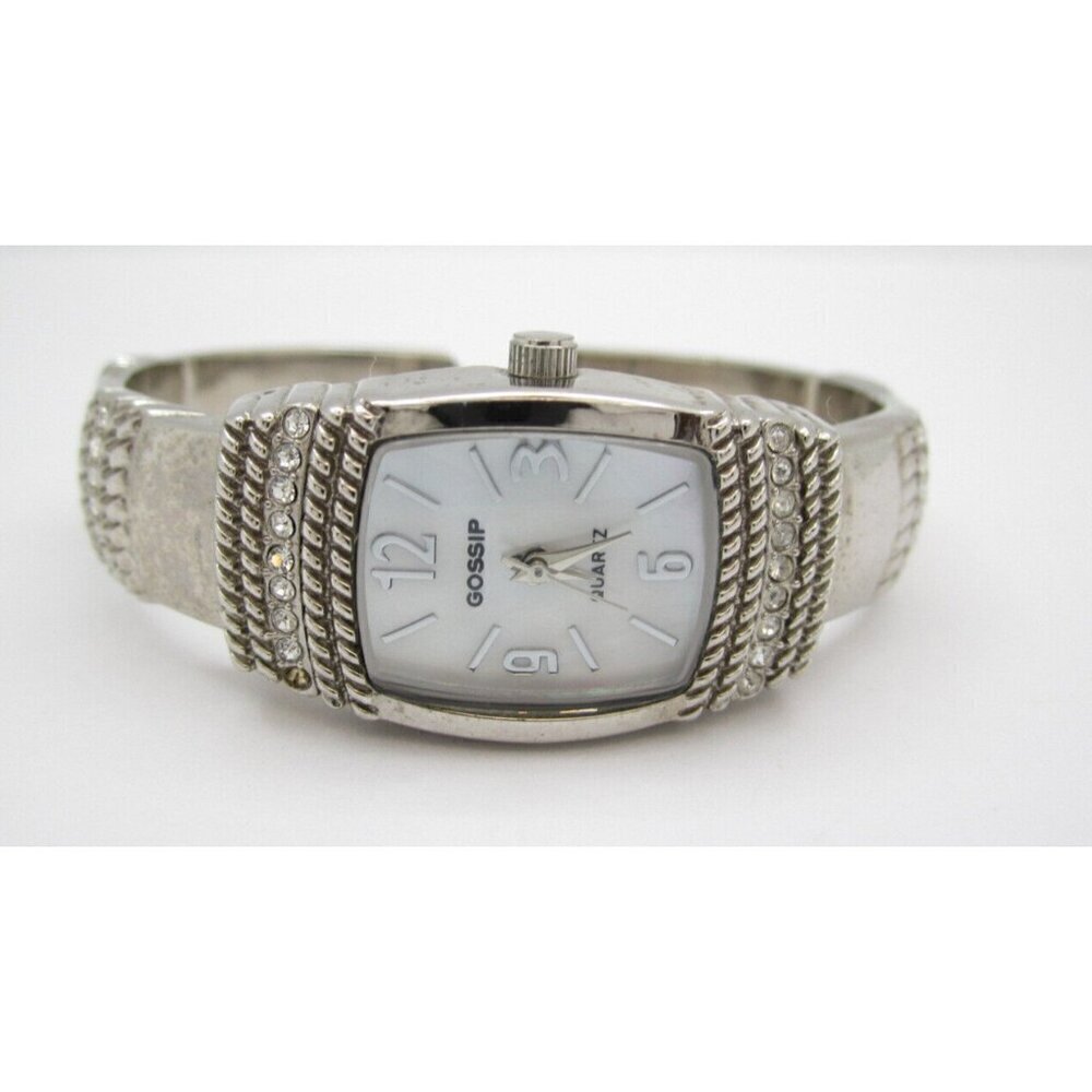 Women‎ Gossip Quartz WR Analog 19mm Bangle Watch (H485) "New Battery"